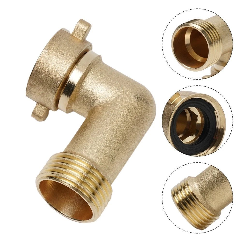 90 Degree Brass Water Pipe Joint Connector for
