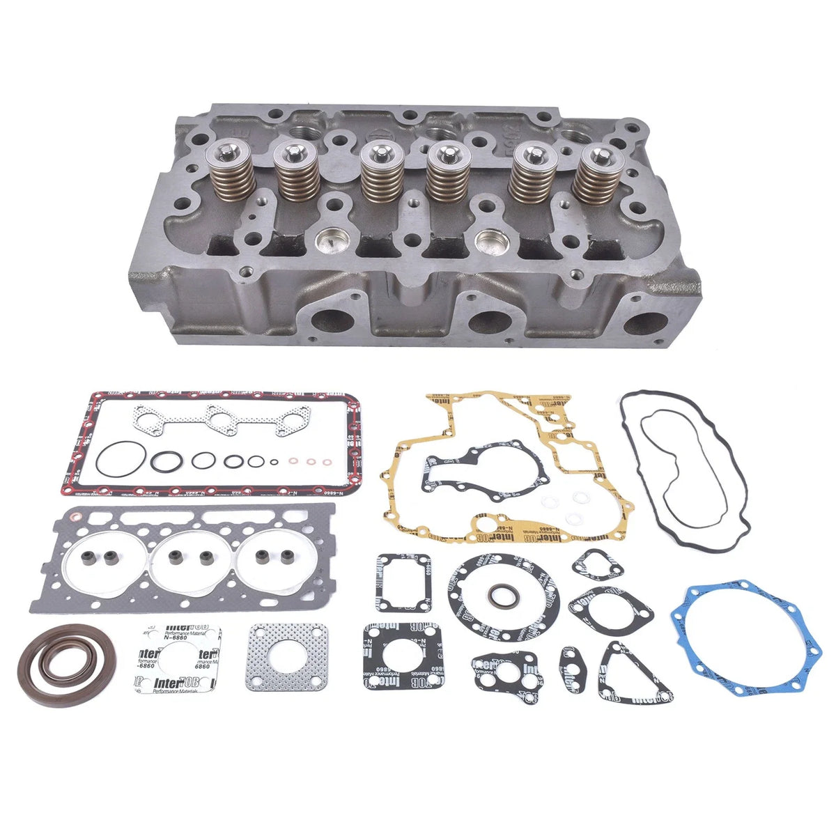 Full Cylinder Head Valve & Spring Gasket for Kubota D902 (ZD323 RTV900)