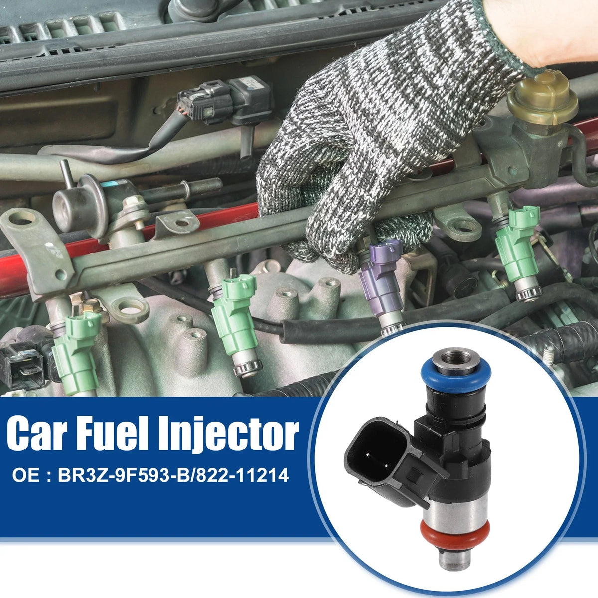 Fuel Injector Nozzle for Ford F-150 3.5L 3.7L (2011–2017) No.BR3Z-9F593-B