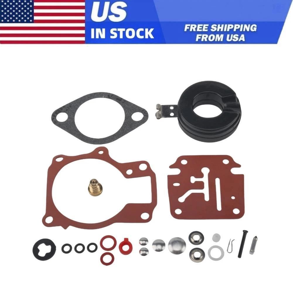 Carburetor Repair Kit for Johnson Evinrude OMC (0396701, 396701, 392061, 398729)