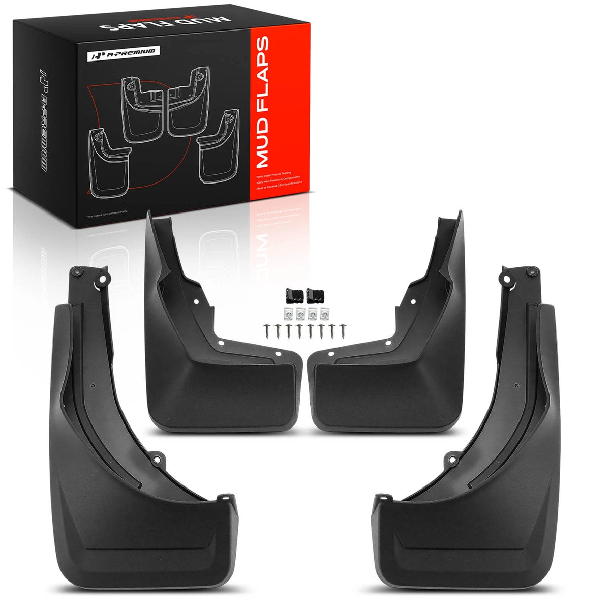 Set of 4 Mud Flap Splash Guards for Mercedes-Benz GLE350 (2019–2020)