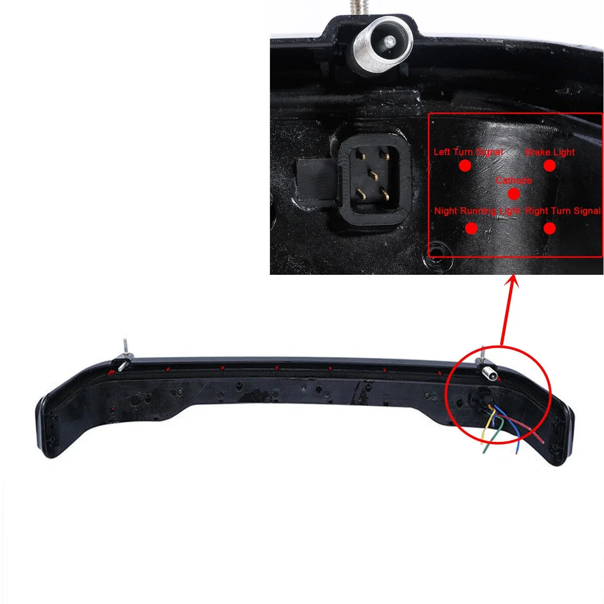 Brake Tail Light Side Markers Wiring Harness for Harley Touring (2014–2023)
