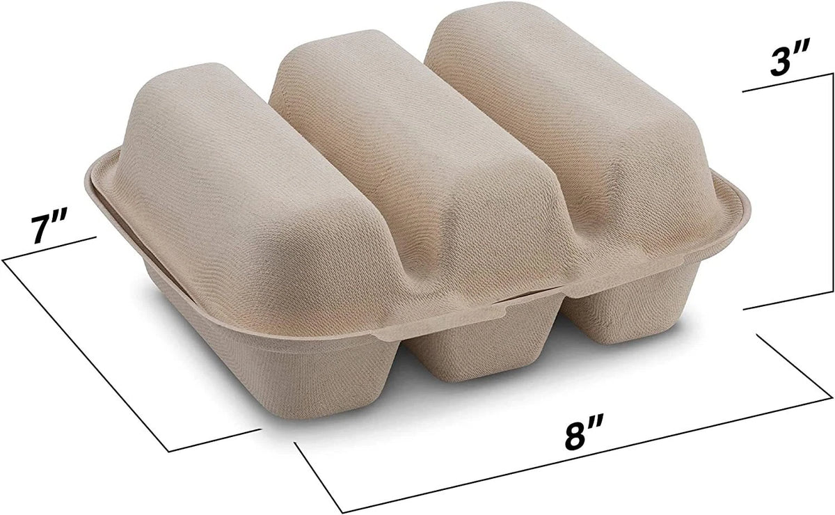 Pack of 15 Taco Holders for Food Service (8" x 7" x 3")