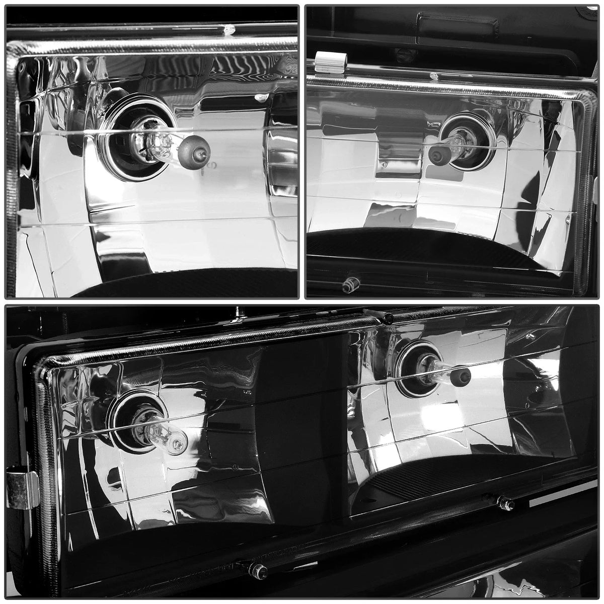Headlight + Amber Signal Lamp for Chevy C10 C/K Pickup (1994–1999)