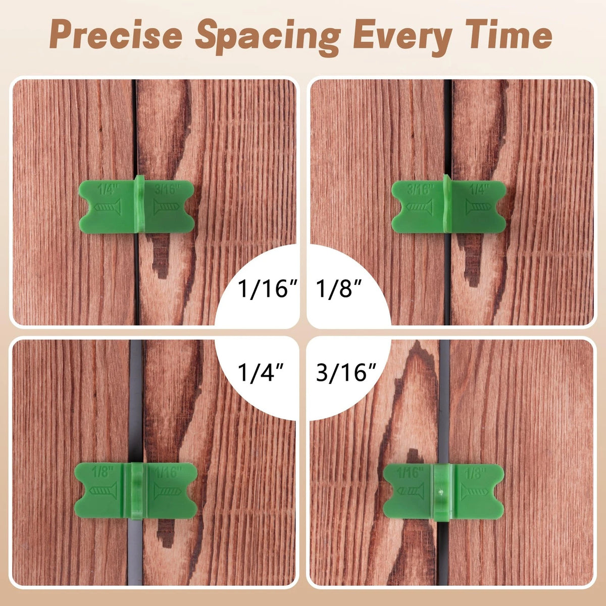 Set of 4 ABS Deck Spacer Tools for Nkiy Quen (Various Thicknesses)