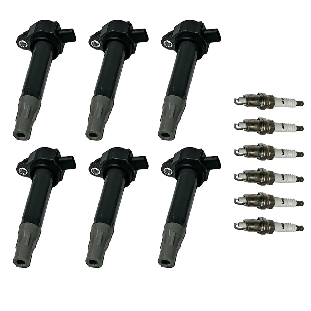 Set of 6 Ignition Coils & Iridium Spark Plugs for Dodge Chrysler 3.5L 4.0L