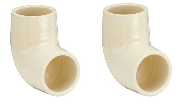 2X 3/4-In. 90 Degree CPVC Elbow Pipe Fitting