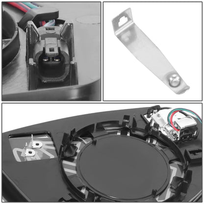 OE Style Flat Glass Lens Mirror for Jeep Cherokee (2014–2023)