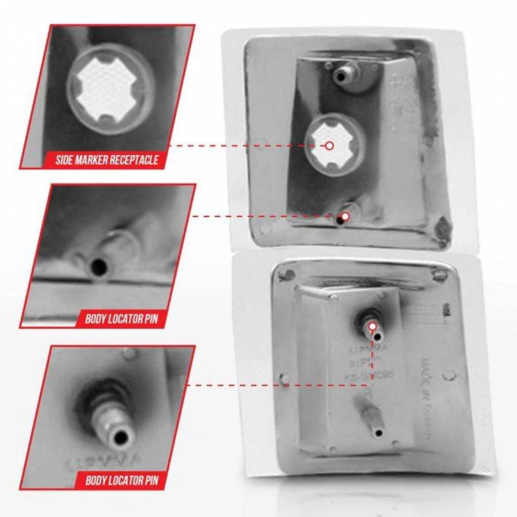 Corner Lights for Chevy K2500 Suburban (1994–1999) TLX-anz521041-CL360A77
