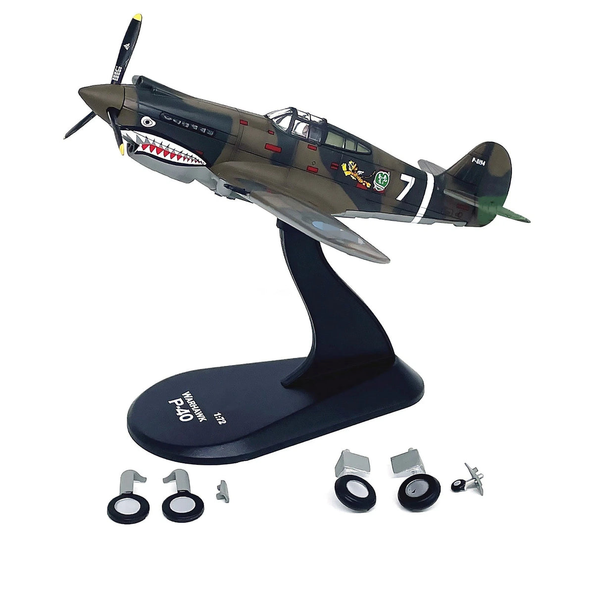 1/72 Diecast Alloy Curtiss P-40C Warhawk Fighter Desk Model