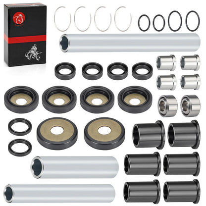 Rear Upper Lower A-arm Bushing Shaft Kit for Honda Rincon 650 680 (2003–2014)