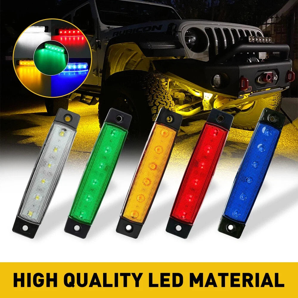 10X LED Rock Underbody Wheel Lights for Jeep (Offroad, UTV, ATV, Boat)