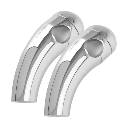 3.5" Handlebar Risers for Yamaha V-Star, Honda VTX, Suzuki Boulevard, Kawasaki (M537-A012-Chrome)