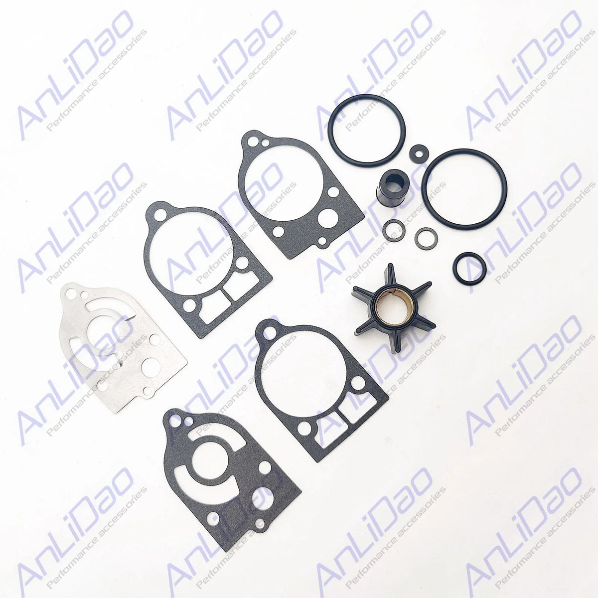 Water Pump Impeller Kit for Mercury Mariner (30-70) (Part # 47-89983Q1, 89983T2)