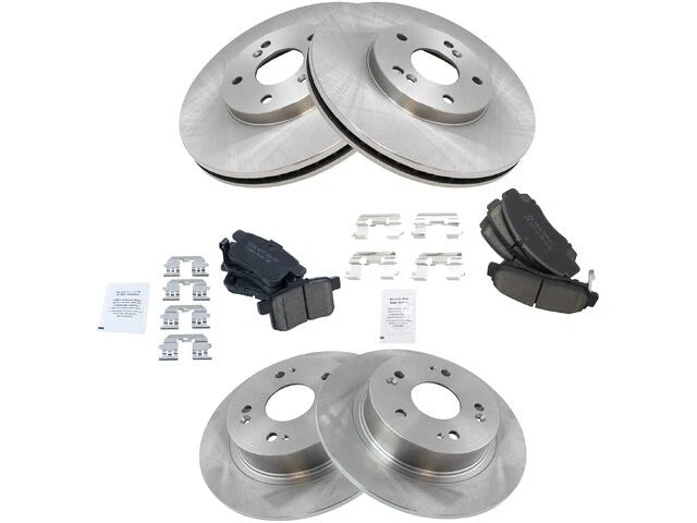 Brake Pad and Rotor Kit for Acura TSX (2009–2010) 21692KXHS