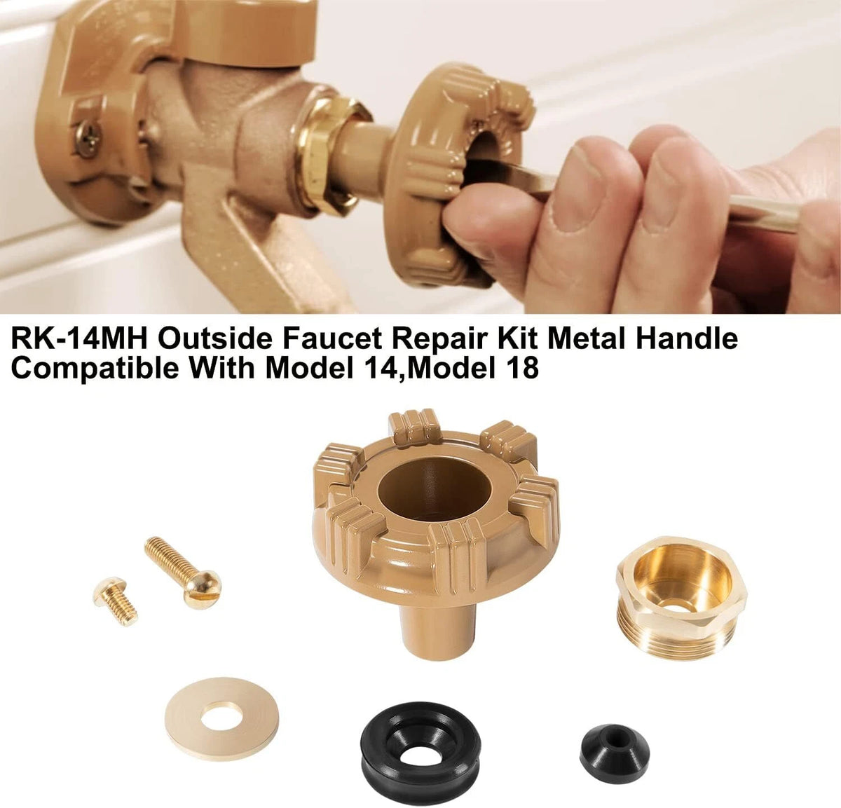Repair Kit for Woodford Model 14, Model 18 Outside Faucet (RK-14MH)