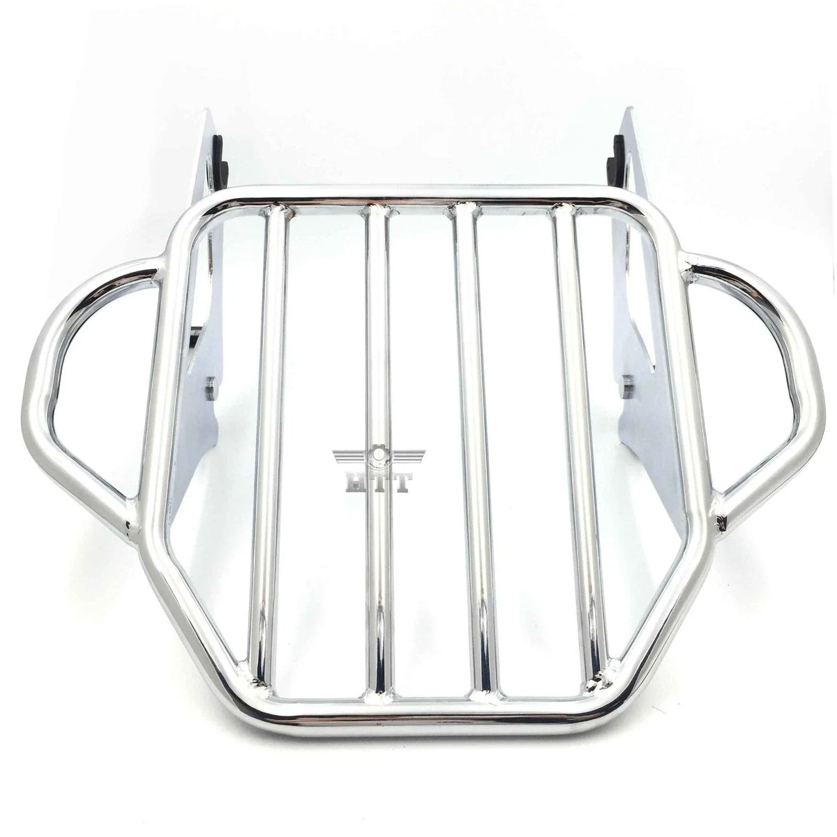 2X Chrome King Detachables Luggage Rack for Harley Touring Street Glide (2009–2016)