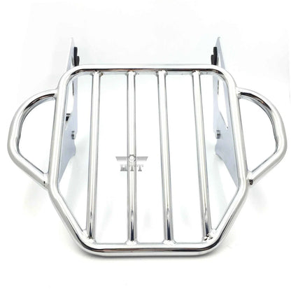 2X Chrome King Detachables Luggage Rack for Harley Touring Street Glide (2009–2016)