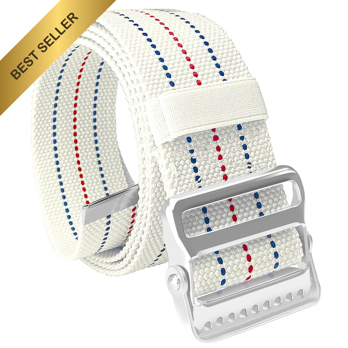 60in Gait Belt for Elderly Caregiver (Quick Release, Beige)