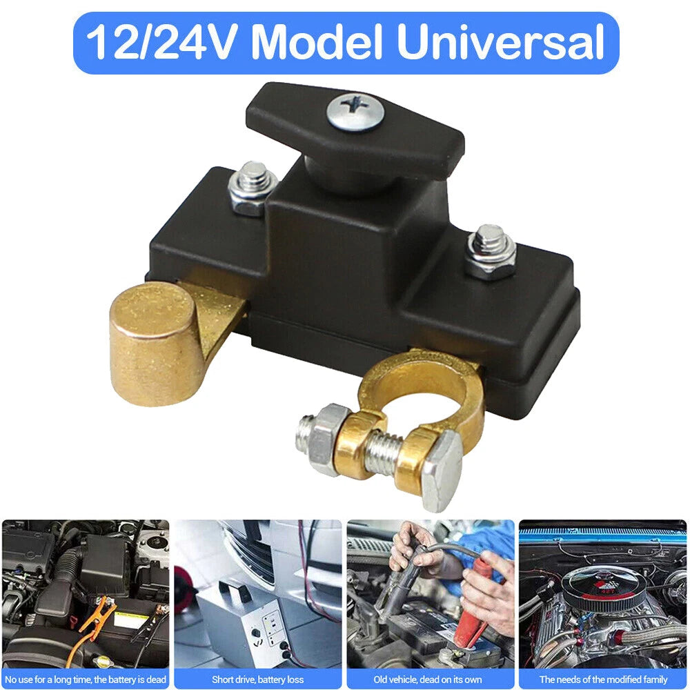 Battery Terminal Disconnect Isolator Switch for Universal 12-24V