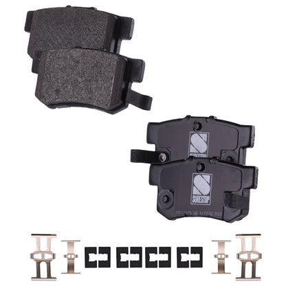 Set of 2 Brake Rotors and Pads for Honda Accord (2005–2007) Rear FWD