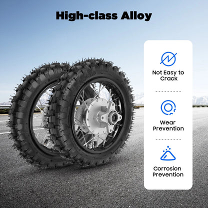 2X Wear-Resistant Tire for Honda CRF50 XR50 BBR KLX 2.50-10