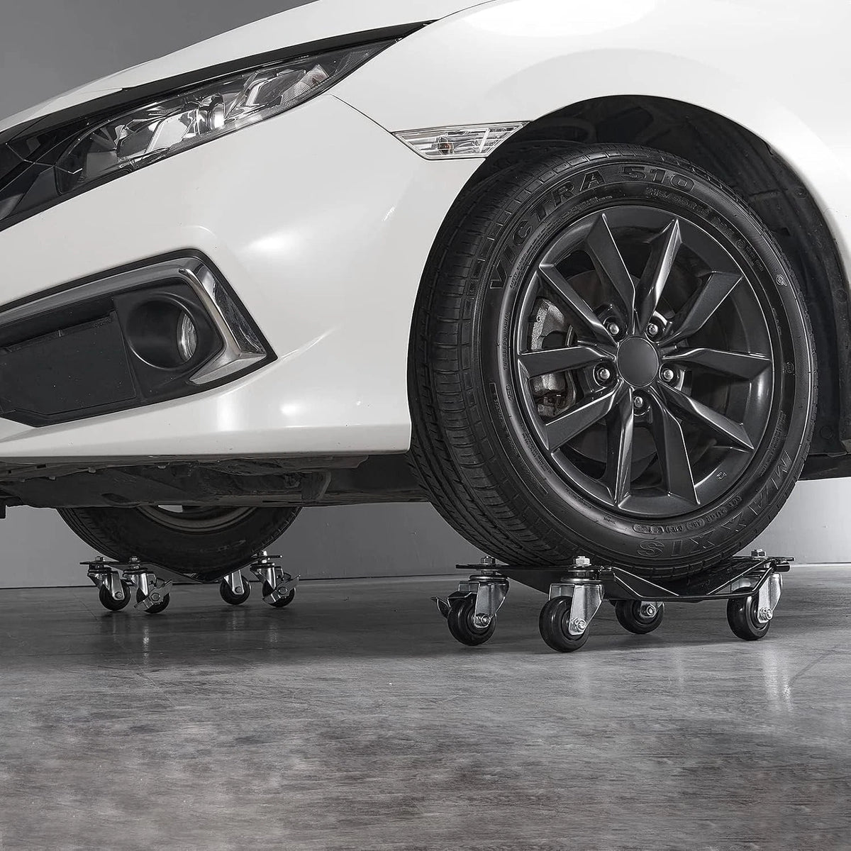 Set of 2 Heavy Duty Wheel Dolly Vehicle Skates for Tire Stakes (Details In Description)