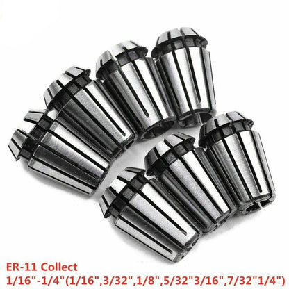 7PC Spring Collet Kit for CNC Milling Lathe Engraving Machine