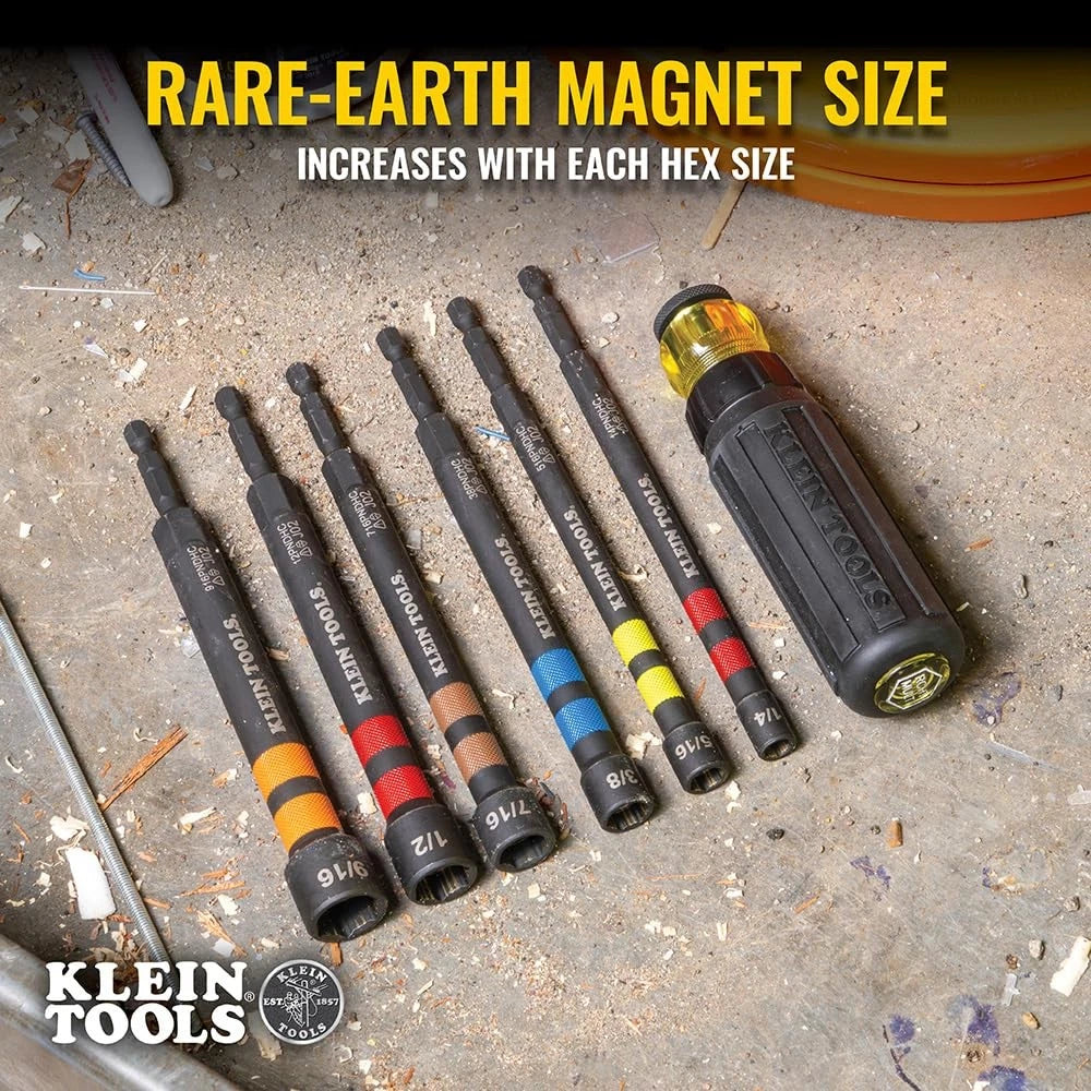 Ratcheting Impact Rated Hollow Power Nut Driver for Klein Tools (No Year)