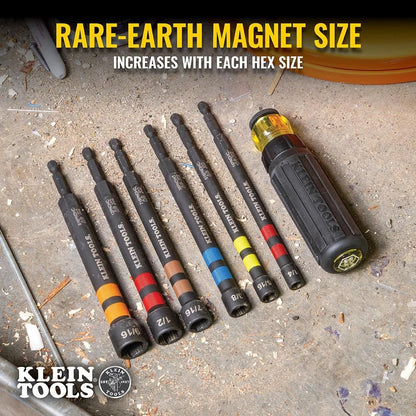 Ratcheting Impact Rated Hollow Power Nut Driver for Klein Tools (No Year)