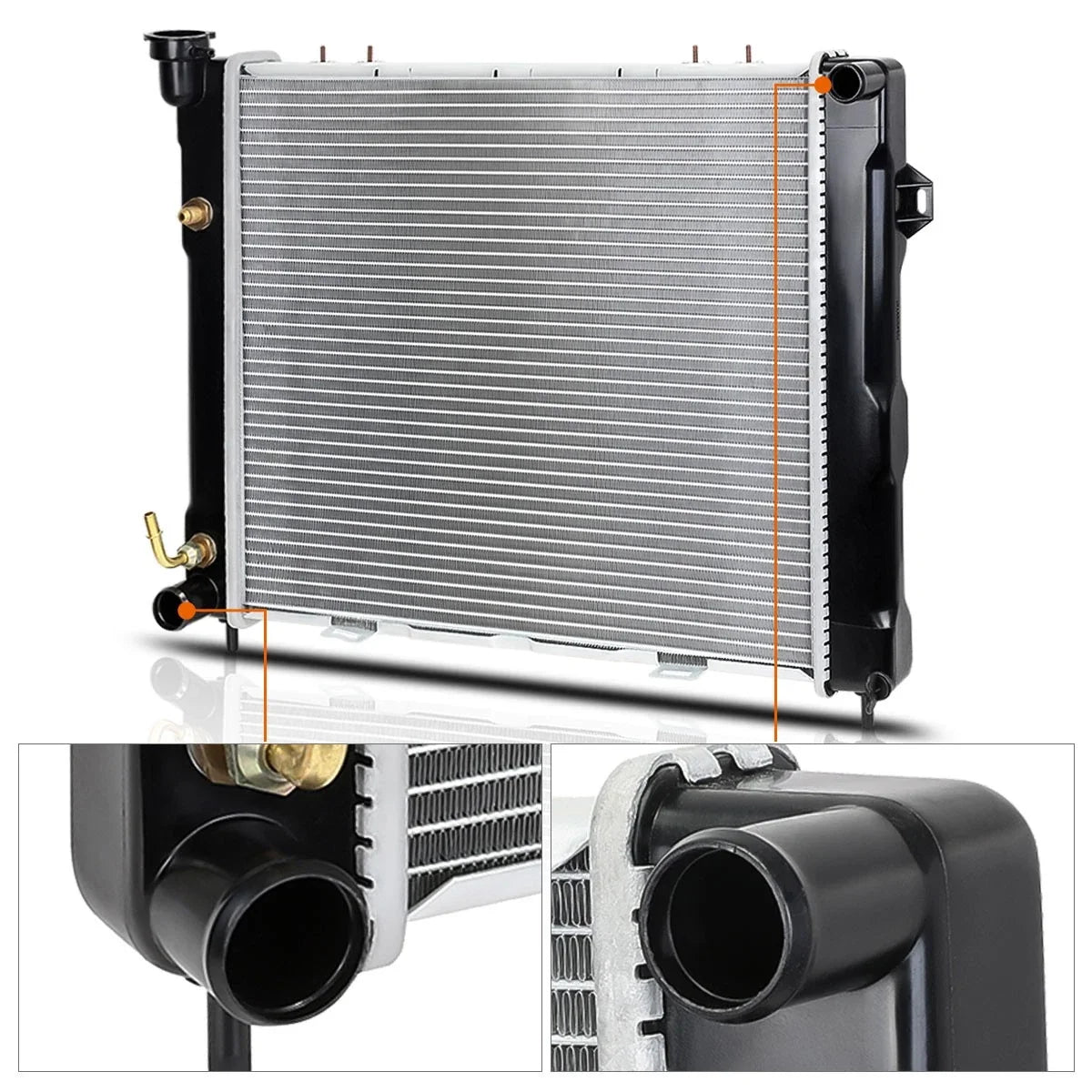 Aluminum Core Radiator for Jeep Grand Cherokee 4.0 AT (1993–1997) DPI-1396