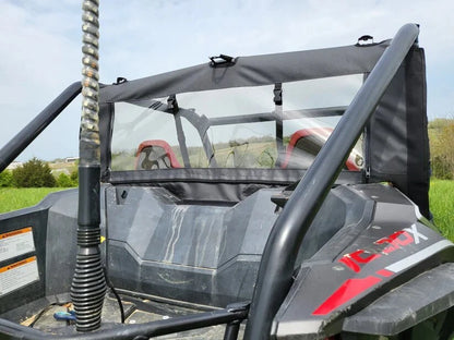 Black Soft Back Panel for Honda Talon 1000R 1000X UTV (No Zip Door Windows)