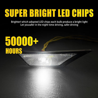 2X Switchback LED Side Marker Light Signal DRL for Honda Civic (2016–2023)