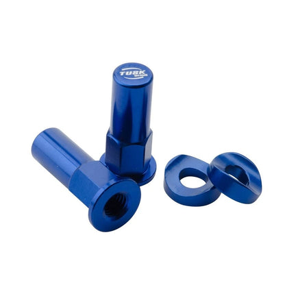 Set of 2 Rim Lock Nut Spacer Kit Blue for Husaberg FX600E (1997–1999) 19-9368-BLU