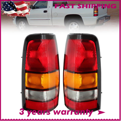 Tail Light Lamp Set for GMC Sierra 1500 (2004–2006) 13929913, 19169022-PFM, GM2801177
