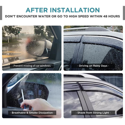 Window Visors for Honda Accord 2013–2017 4-Door Sedan | Rain Guards & Deflectors