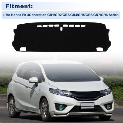 Dash Cover for Honda Fit (2007–2019) GR1/GR2/GR3/GR4/GR5/GR6/GR7 Black