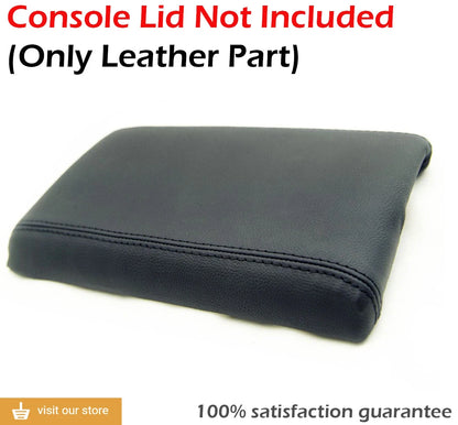 Leather Center Console Armrest Cover for Nissan 300ZX (1990–1996) Black