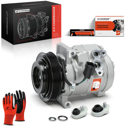 A-Premium A/C Compressor w/ 6-Groove Pulley & Clutch for Chevy Captiva Sport (2012–2015) - 20918603, CO30006C