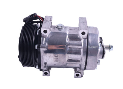 12V A/C Compressor for JCB Skid Steer Loader 225 260 280 300T (332-X9269, SD7H13332)