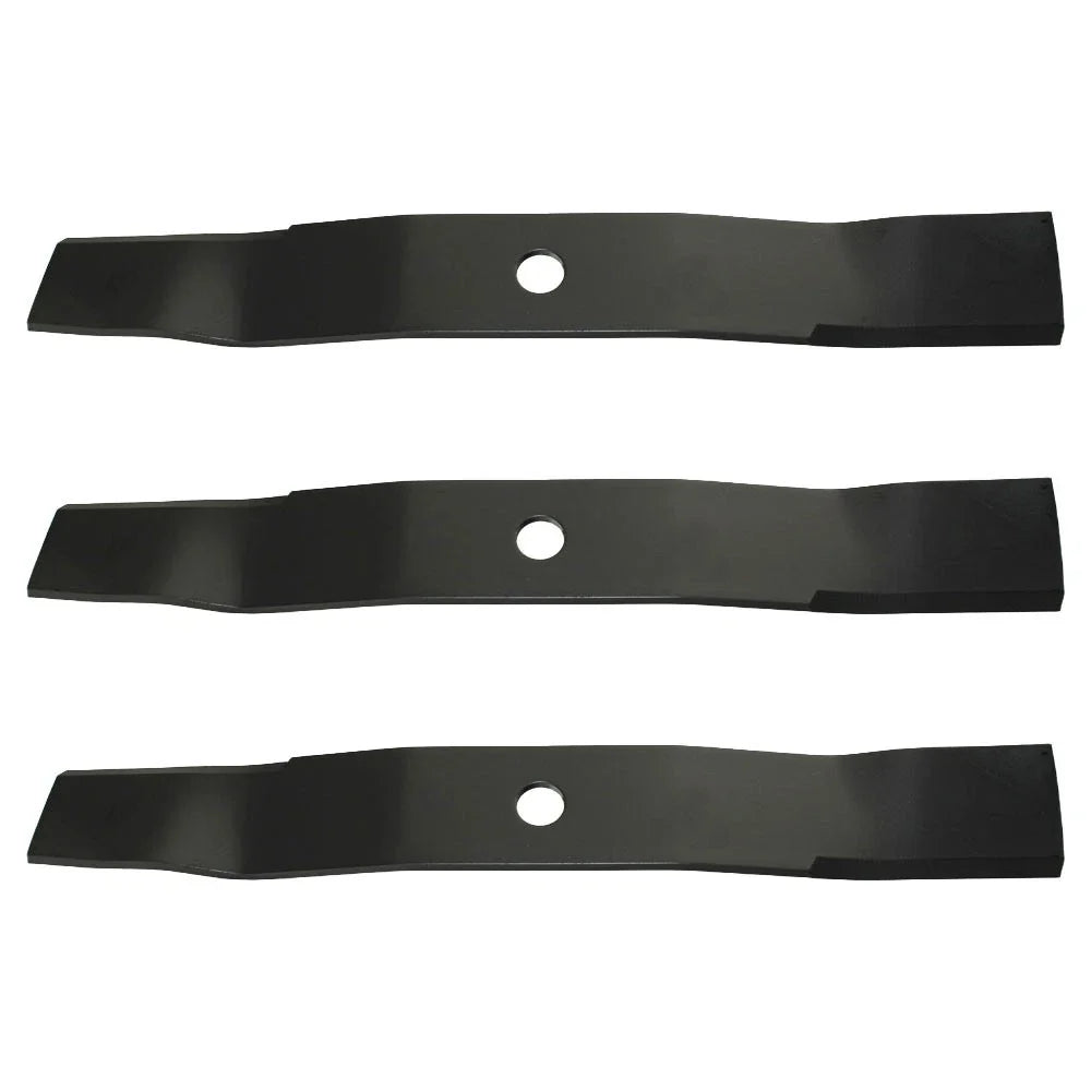 Set of 3 Heavy Duty Mulching Blades for John Deere M136195 (Fits Models)