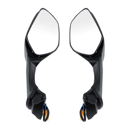 LED Turn Signal Rear-View Mirrors for Kawasaki Ninja ZX10R (2016–2025)