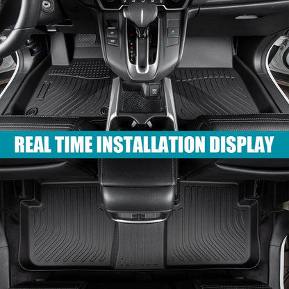Set of 4 TPE Rubber Floor Mats for Lexus NX200t/NX300h (2015–2021)