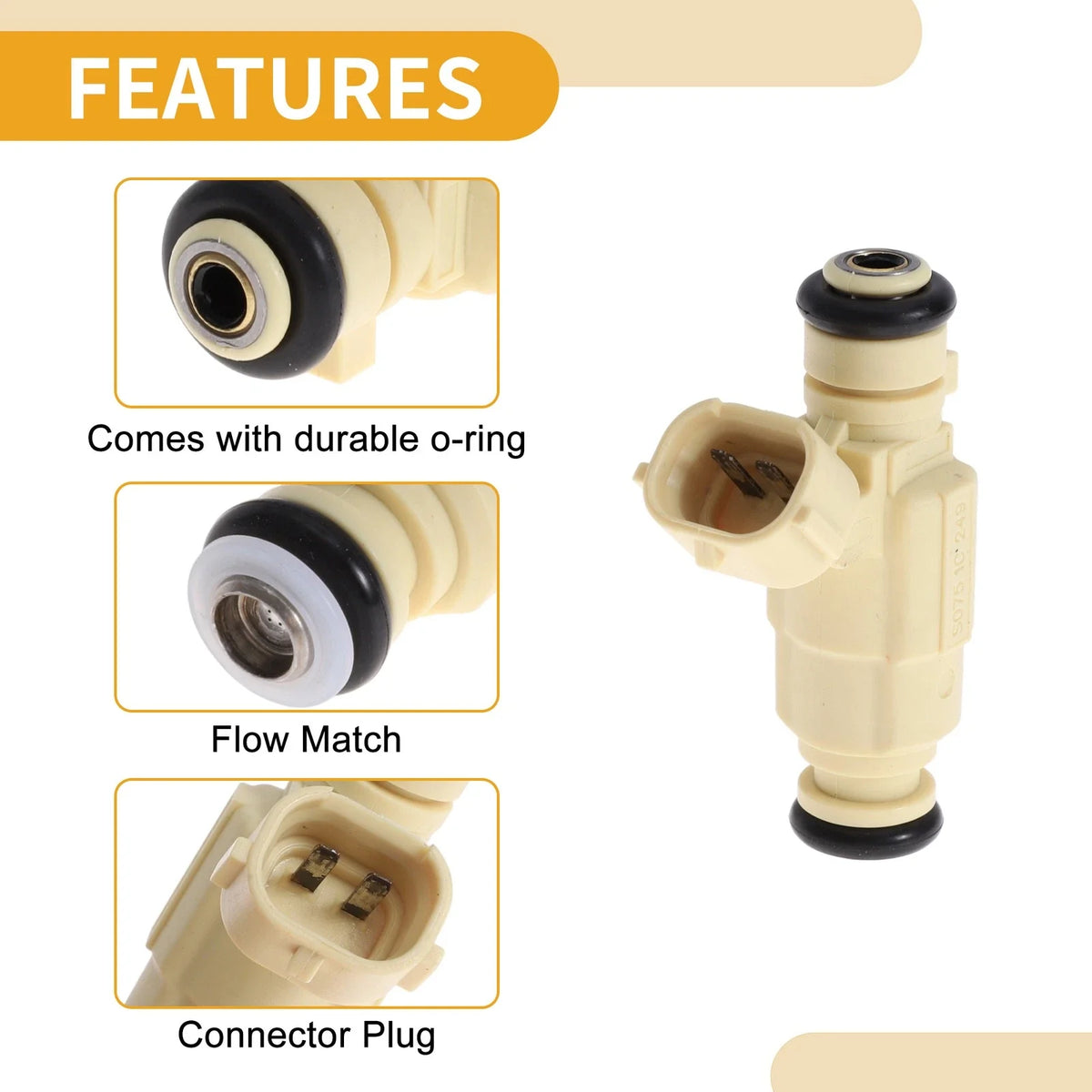 1 Pcs Fuel Injector No.353102B030 for Honda Fit (2017–2019)