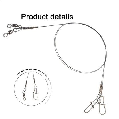 Fishing Leaders Snap Swivel for Predatory Fishing (2023)