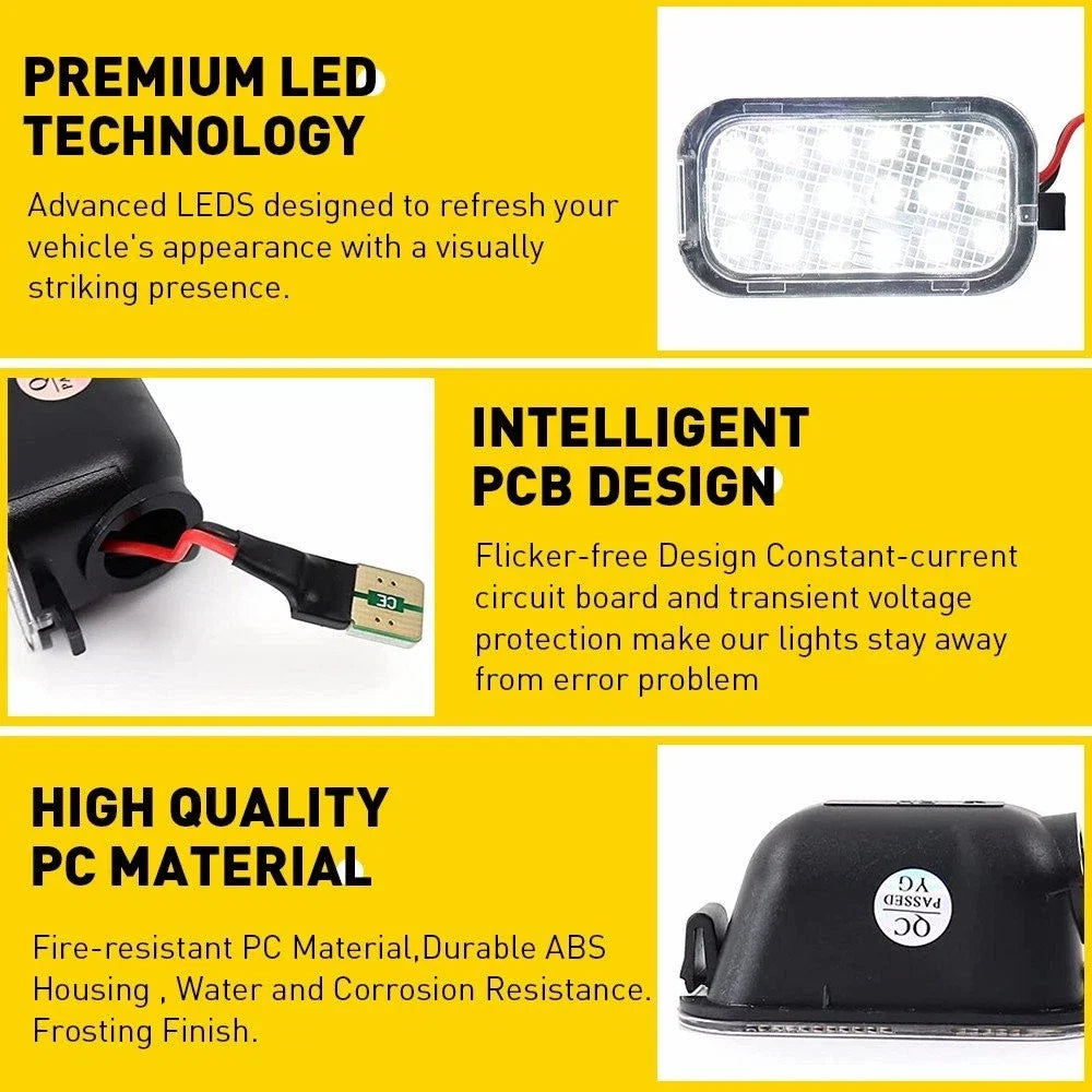 LED Side Mirror Puddle Light for Chevy Silverado Tahoe GMC Yukon Sierra Escalade
