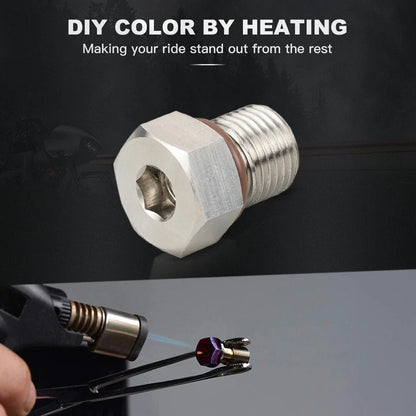 Magnetic Oil Drain Plug with O-Ring for Harley Street Glide CVO FLHXSE (1999–2022)