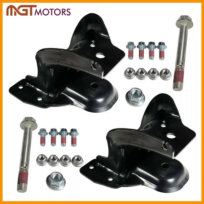 Pair Leaf Spring Hanger for Ford F-250 F-350 F-450 (2008–2019) 722-076