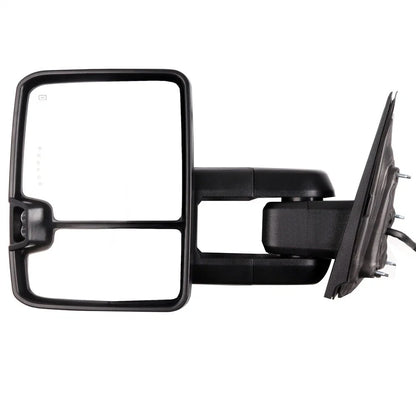 Set of 2 Chrome Power Heated Tow Mirrors for Silverado Sierra (2014–2018)