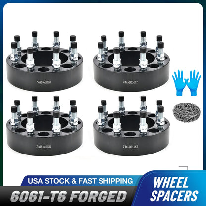 Set of 4 Wheel Spacers for Hummer H2 (2003–2010) 2" 8x6.5 8x165.1